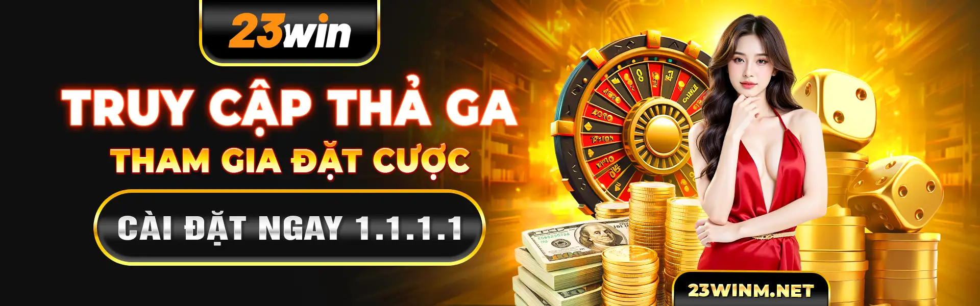 Banner quảng cáo 23win