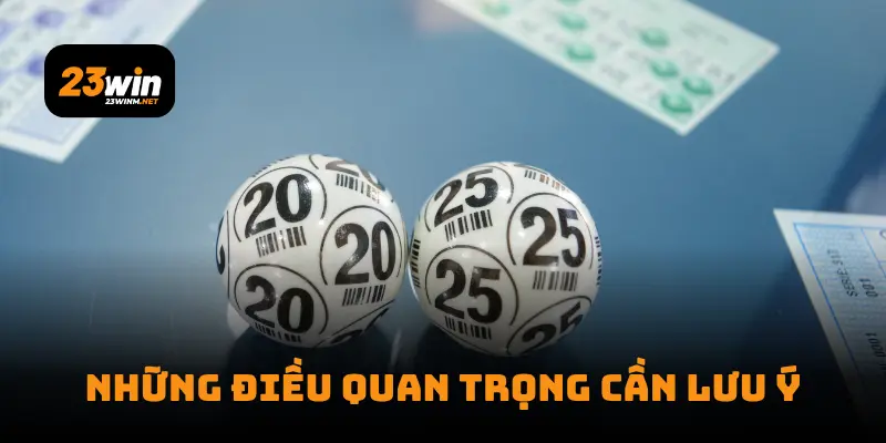 Những điều quan trọng cần lưu ý