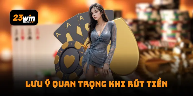 Lưu ý quan trọng khi rút tiền